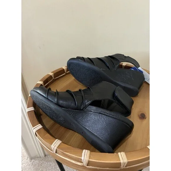 Croft & Barrow Women's Ortholite Size 8M Open Toe Bootie BLACK NEW - Picture 6 of 6